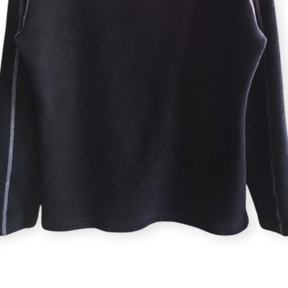 KUHL Mens Europa 1/4 Zip Pullover Sweater Black Longsleeve Size Medium - Picture 12 of 16